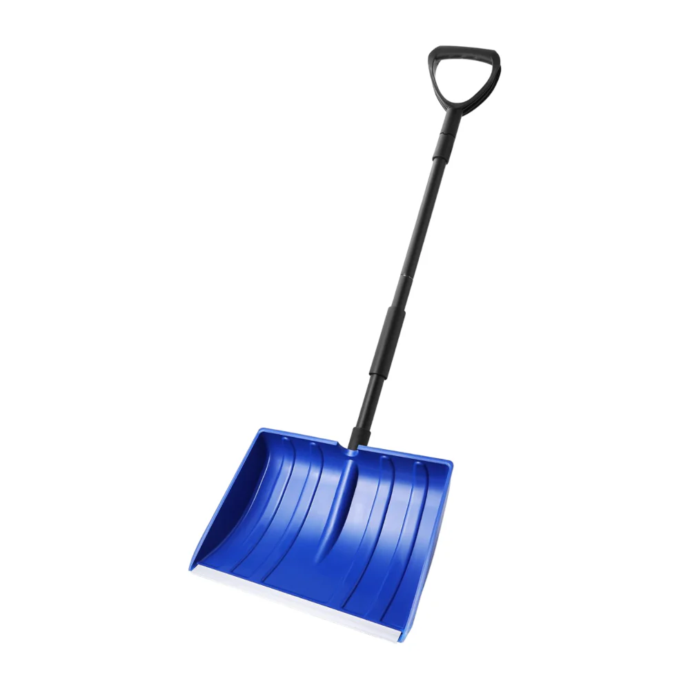 Snow Shovel Adjustable Handle Wide Blade Plastic Scoop Tool