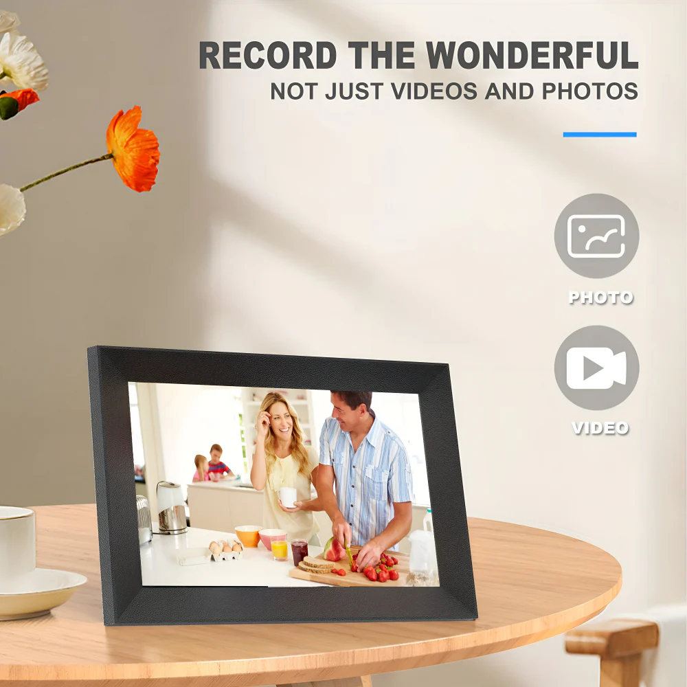 Digital Photo Frame WiFi Touchscreen HD Display Table Wall Mount