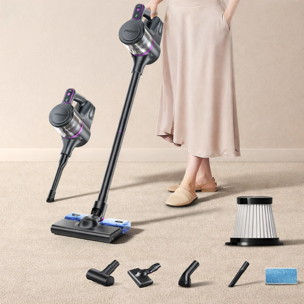 Vacuum Cleaner Stick Model Rechargeable Floor Brush LED Display