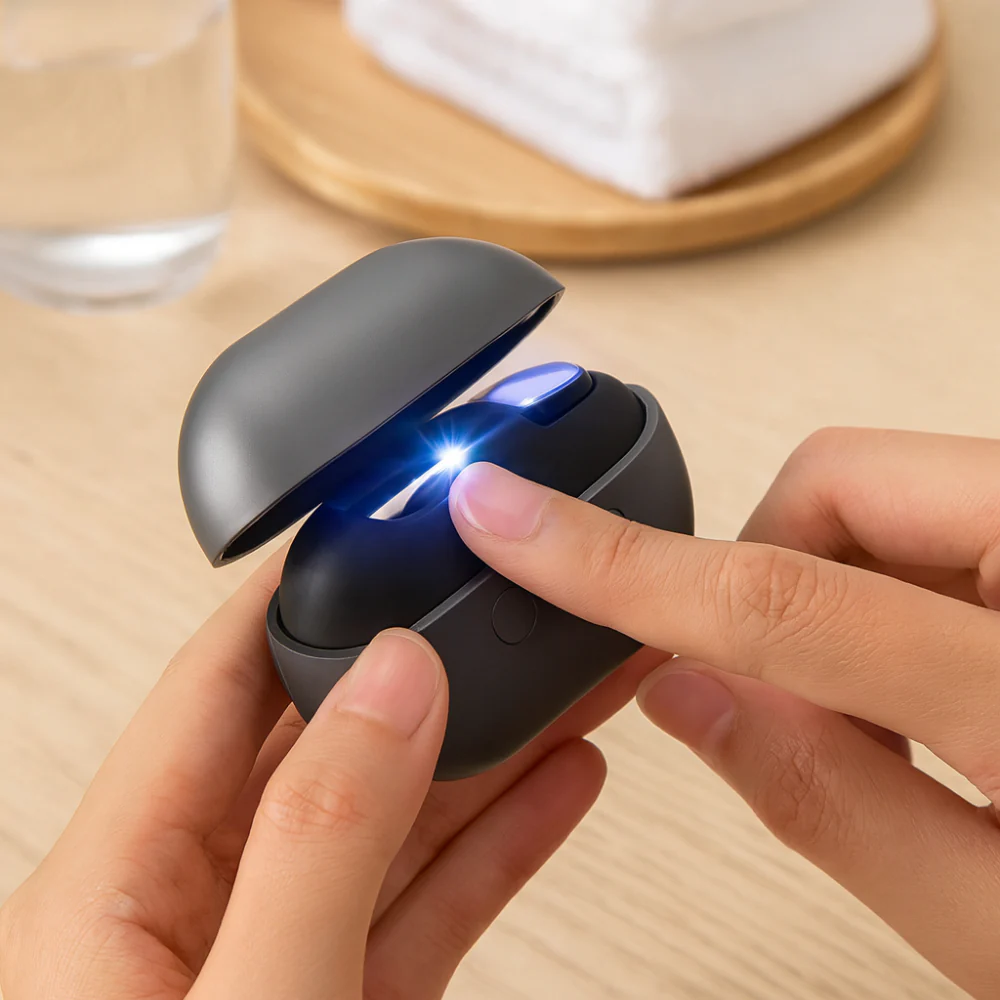 Nail Clipper Electric LED Rechargeable Grooming Tool