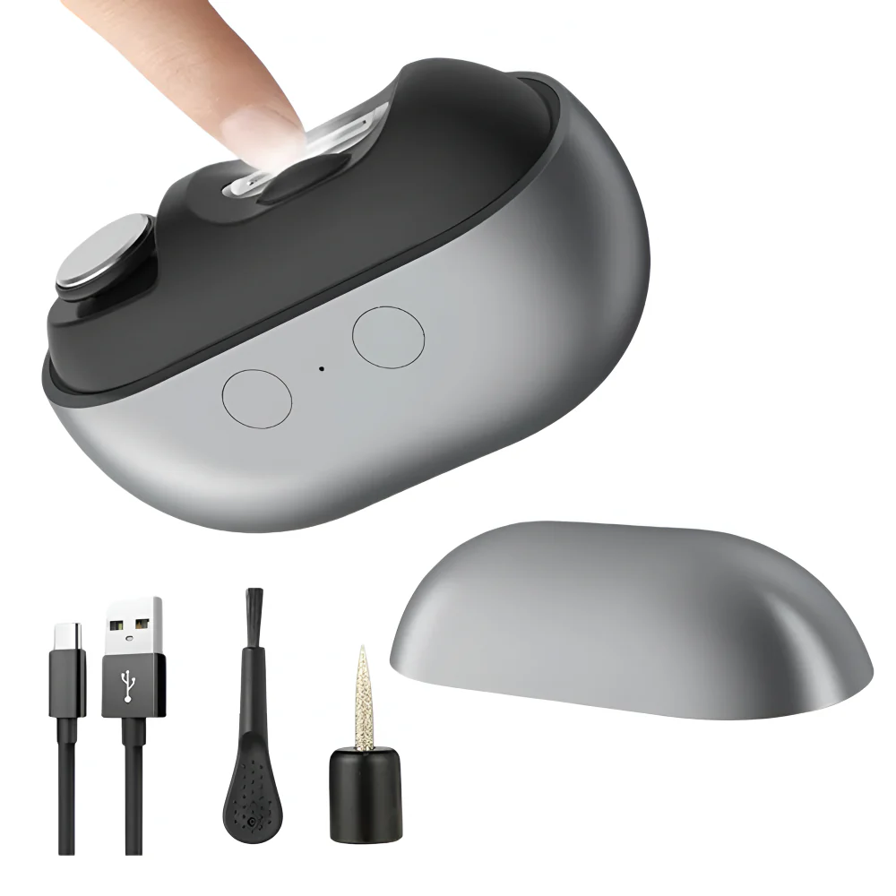 Nail Clipper Electric LED Rechargeable Grooming Tool