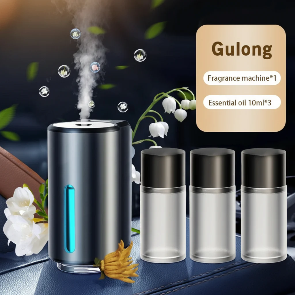 Car Air Freshener Aromatherapy Essential Oil Diffuser Vent Clip