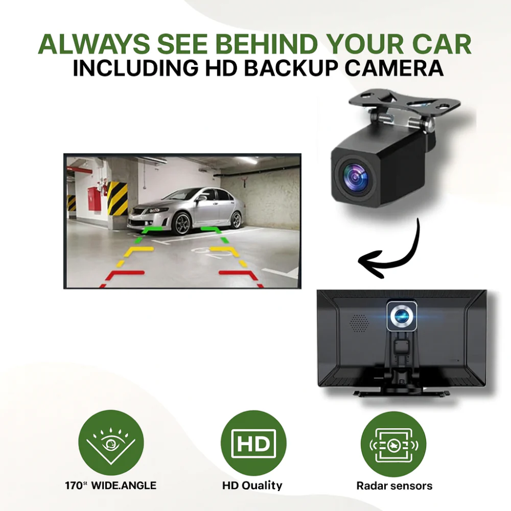 Car Adapter Wireless Touchscreen CarPlay Android Auto Display