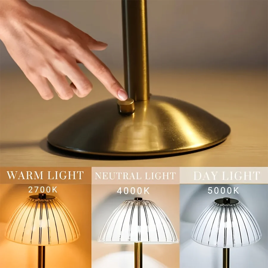 Golden Touch Table Lamp | USB Rechargeable