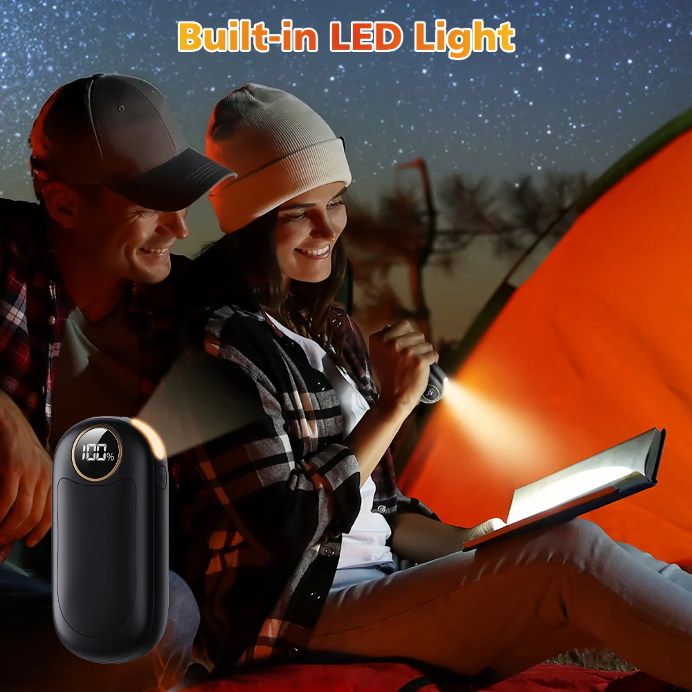 Hand Warmer Electric Rechargeable Pocket Heater Dual Pack