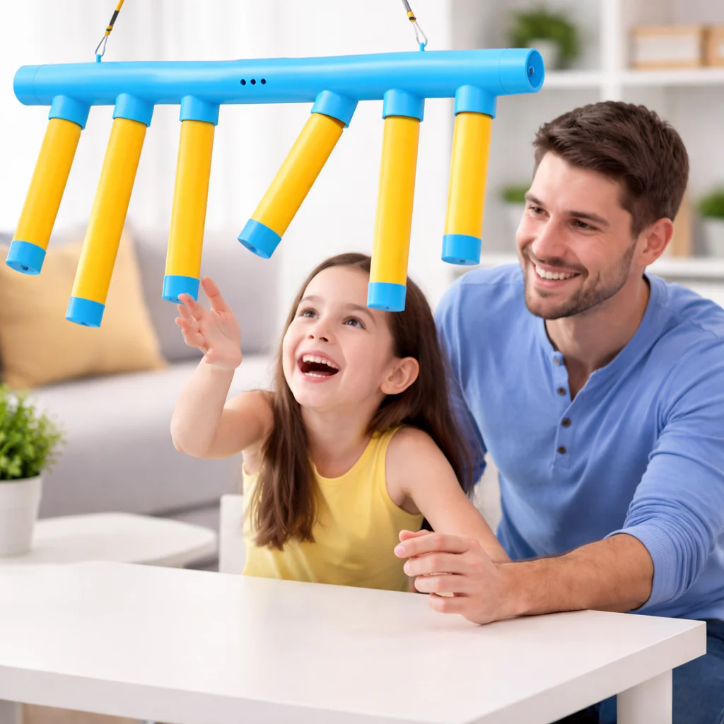 Reaction Game Kids Skill Training Falling Stick Toy