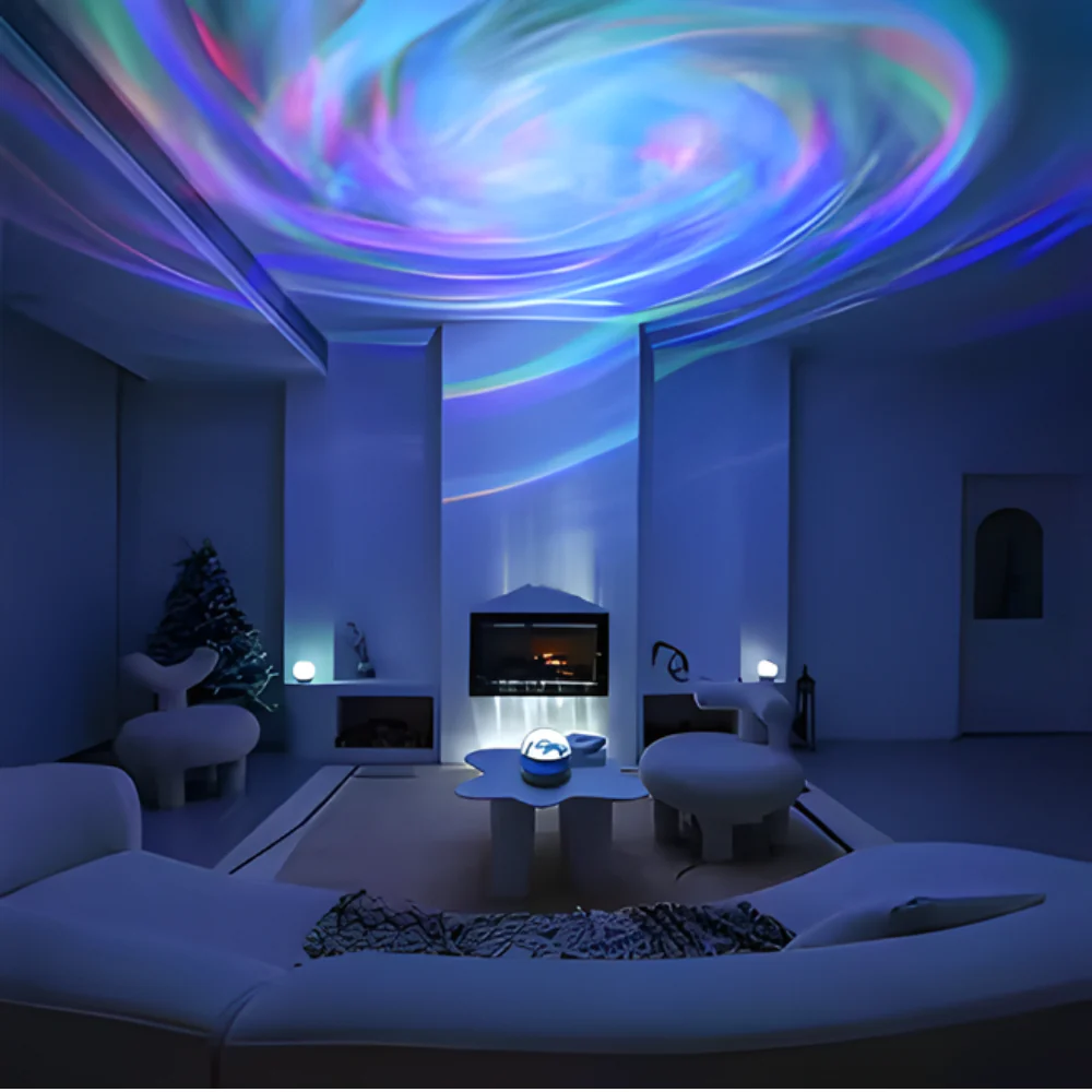 Galaxy Projector LED Light Aurora Effect Bedroom Atmosphere