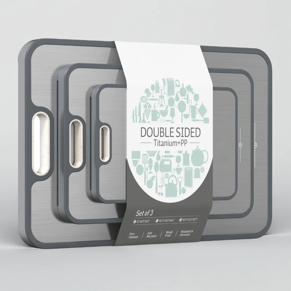 Cutting Board Double Sided Metal Kitchen Prep Board