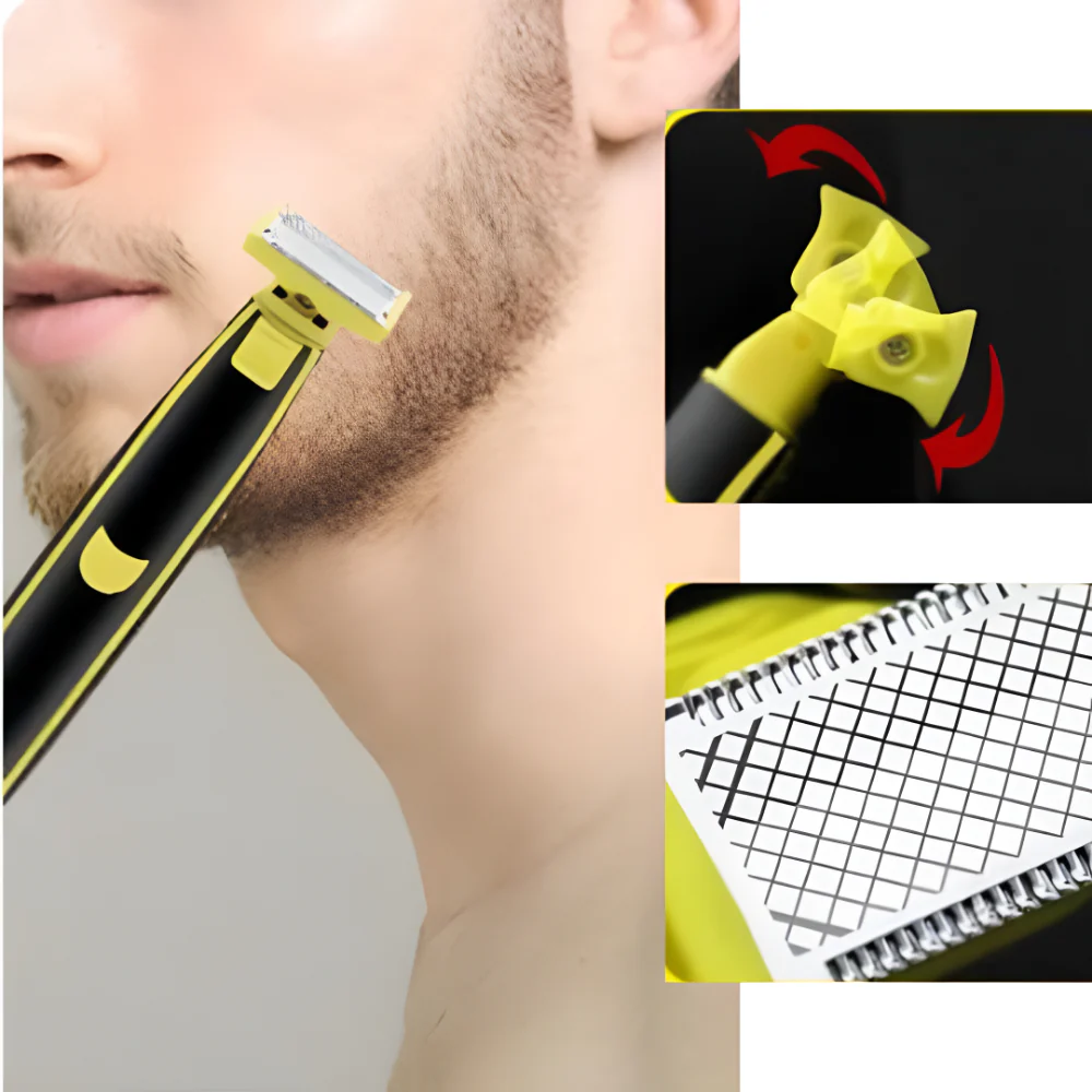 Electric Shaver Body Hair Trimmer USB Rechargeable