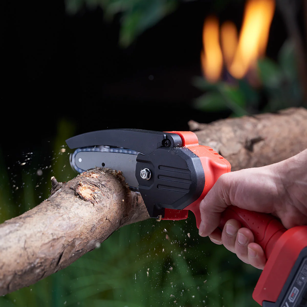 Mini Chainsaw Electric Trimming Tool Garden Cutting Device