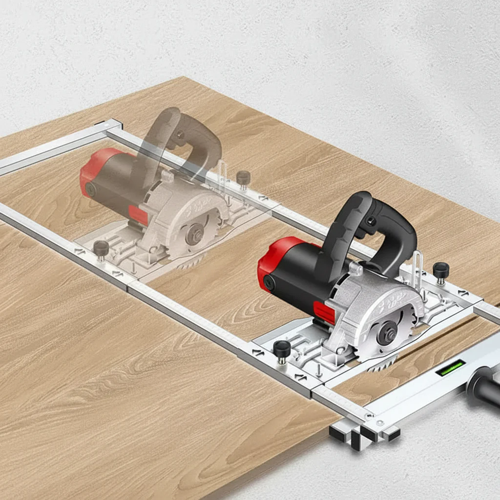 Woodworking Cutting Guide Adjustable Circular Saw Track System
