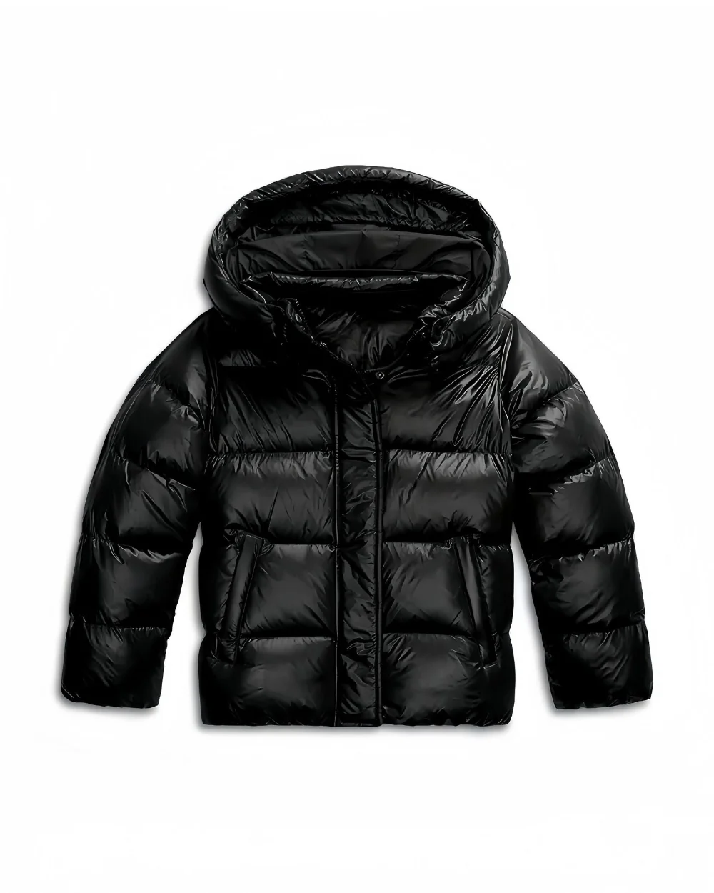 Women's Puffer Jacket Warm Insulated Hooded Winter Coat