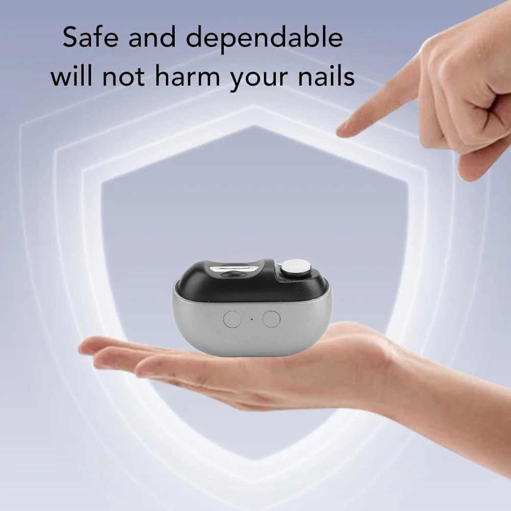 Electric Nail Clipper Automatic Rechargeable Nail Trimming Tool