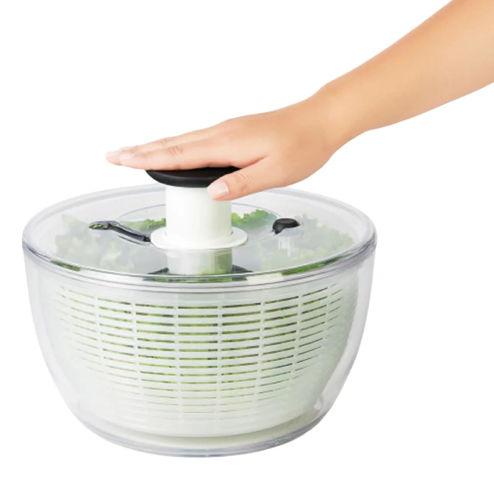 Salad Spinner Manual Pump Vegetable Dryer Bowl