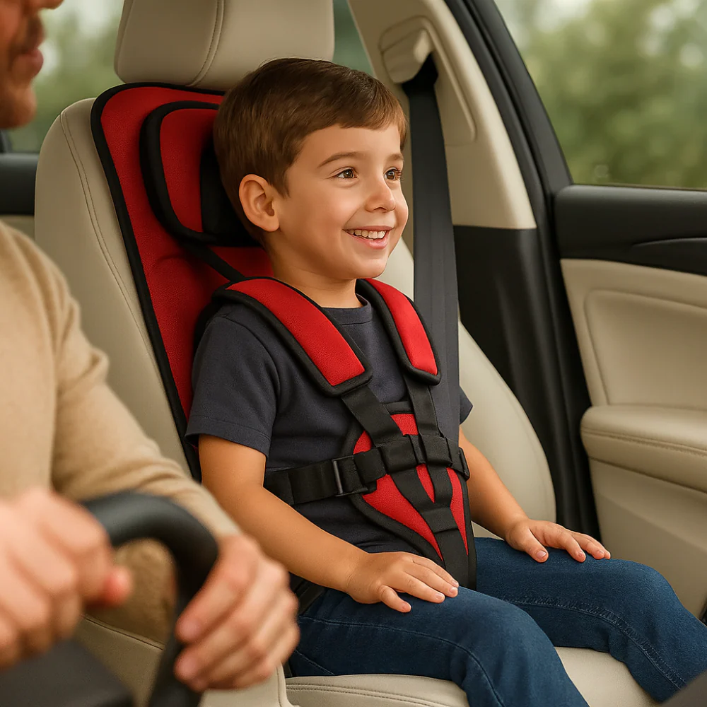 Car Seat Booster Portable Travel Compact Harness Child