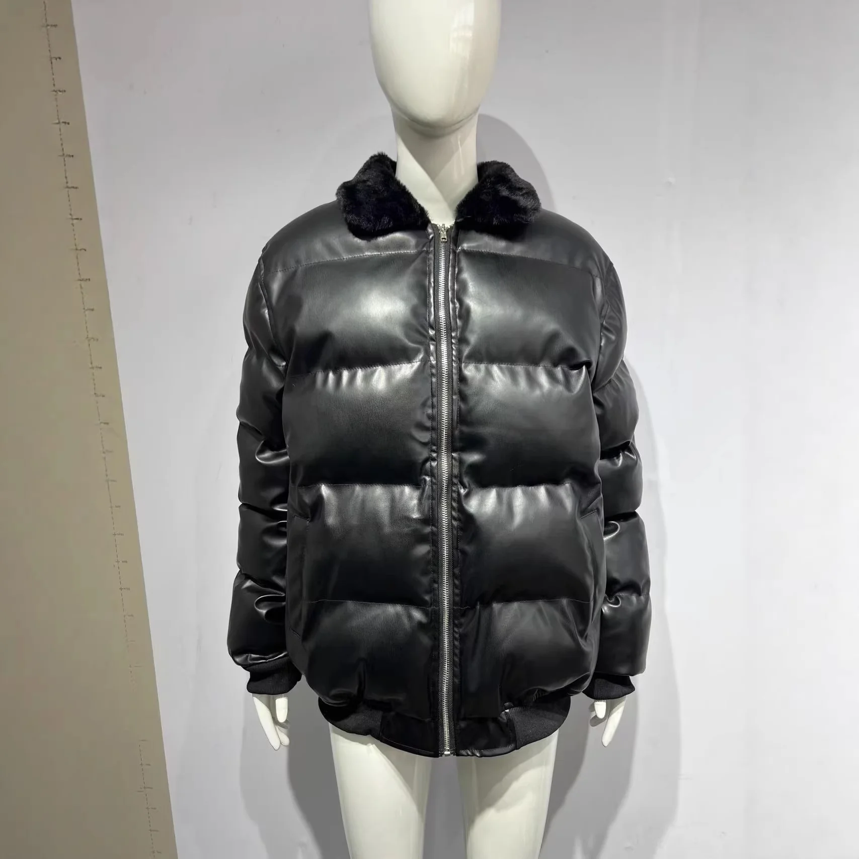 Winter Jacket Puffer High Collar Wind Blocking Outerwear