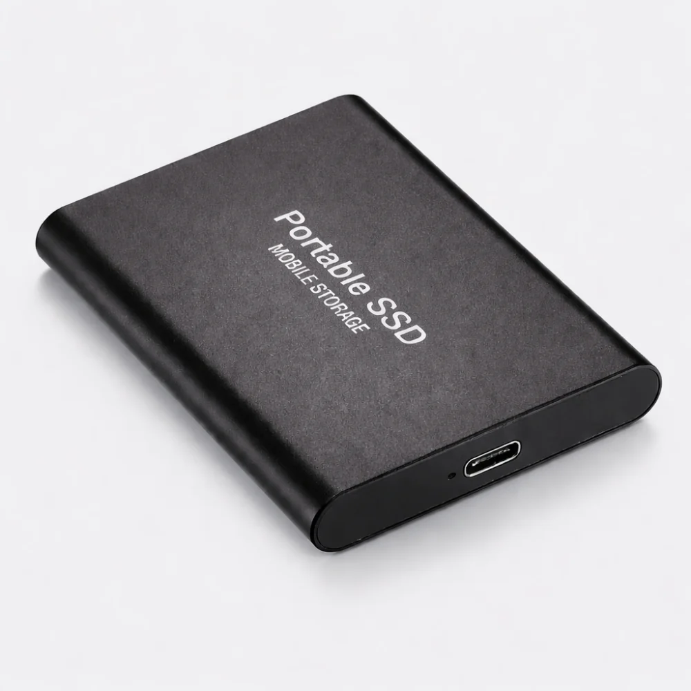 SSD Portable External Drive 512GB Fast Compact USB C Storage