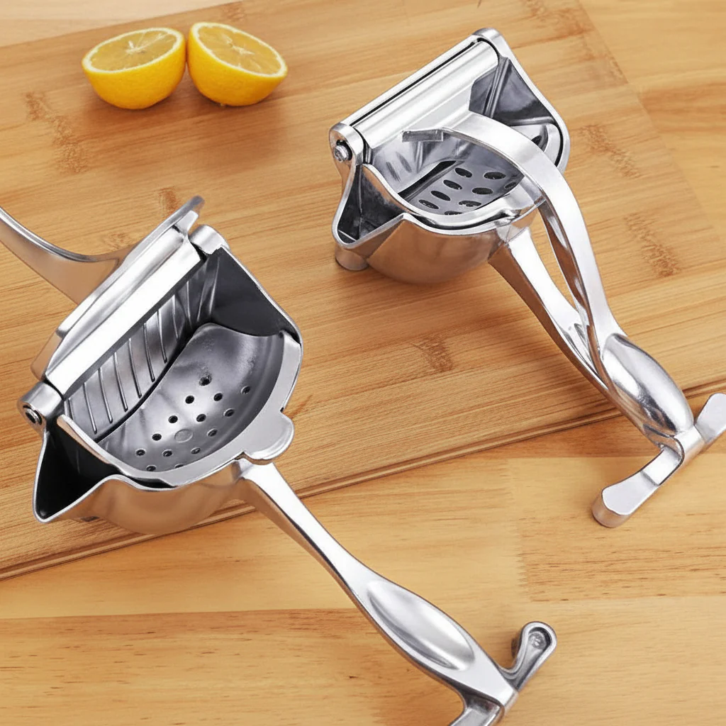 Citrus Juicer Stainless Steel Manual Hand Press Fresh Juice