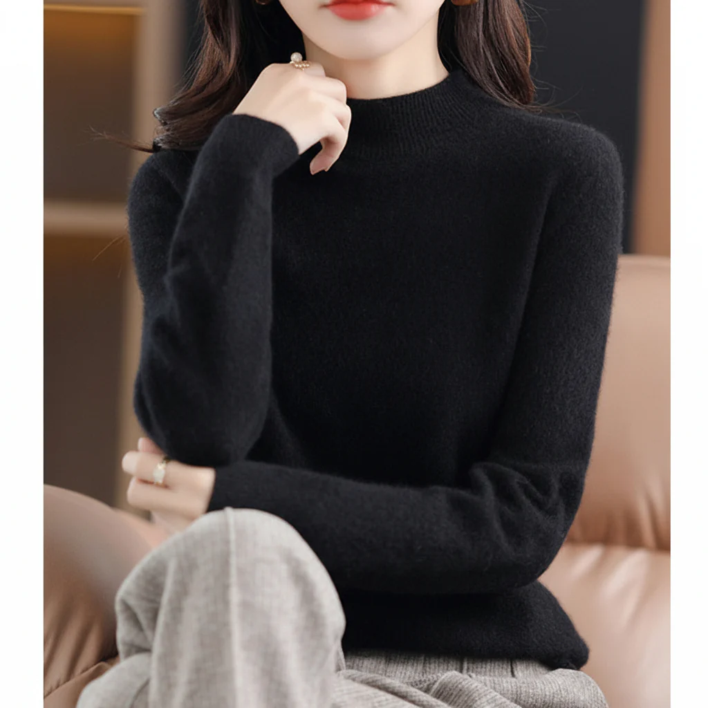 Womens Sweater Soft Lightweight Pullover Top All Season