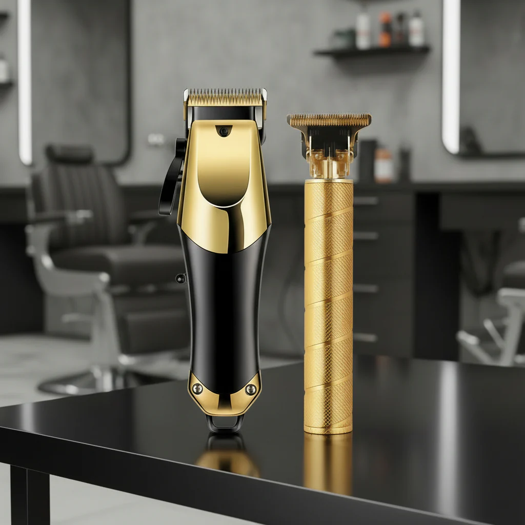 Hair Clippers Cordless Trimmer Set Rechargeable Lithium Grooming Kit