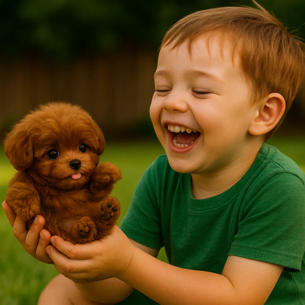 Puppy Toy Interactive Plush Lifelike Companion Walking Barking