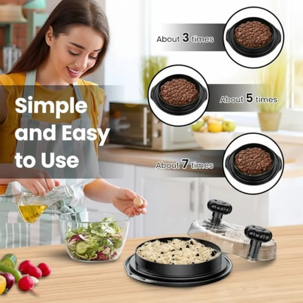 Kitchen Tool Manual Meat Shredder Glass Bowl Non Slip Base