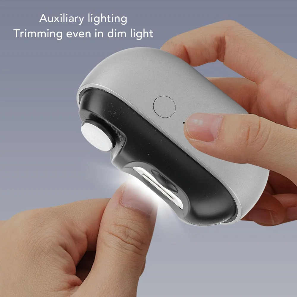 Electric Nail Clipper Automatic Rechargeable Nail Trimming Tool
