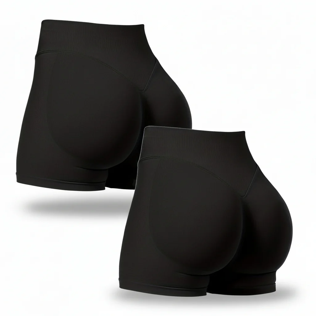 Biker Shorts Seamless Workout Scrunch Butt Lifting Gym Shorts