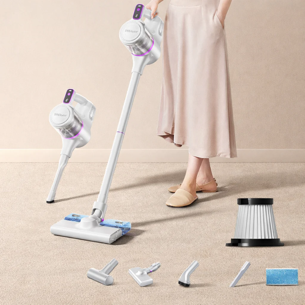Vacuum Cleaner Stick Model Rechargeable Floor Brush LED Display