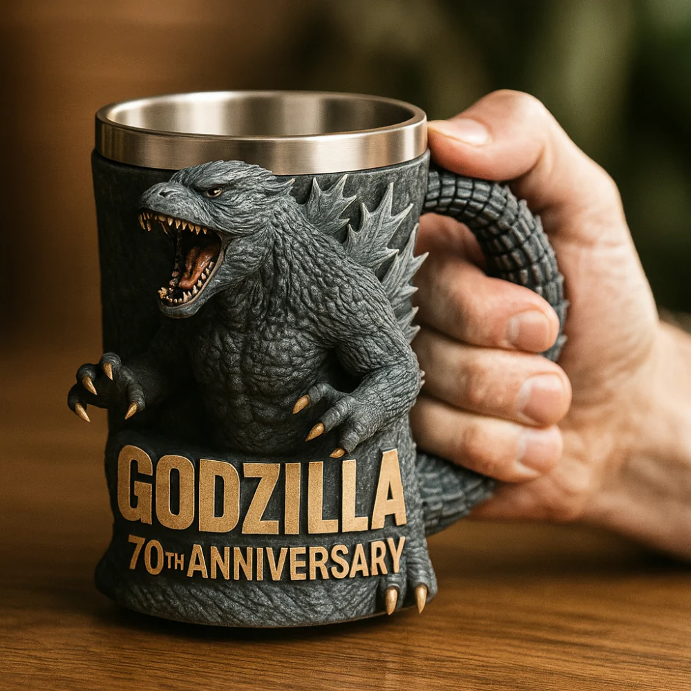 Coffee Mug Monster Figure 3D Sculpted Ceramic Drinkware