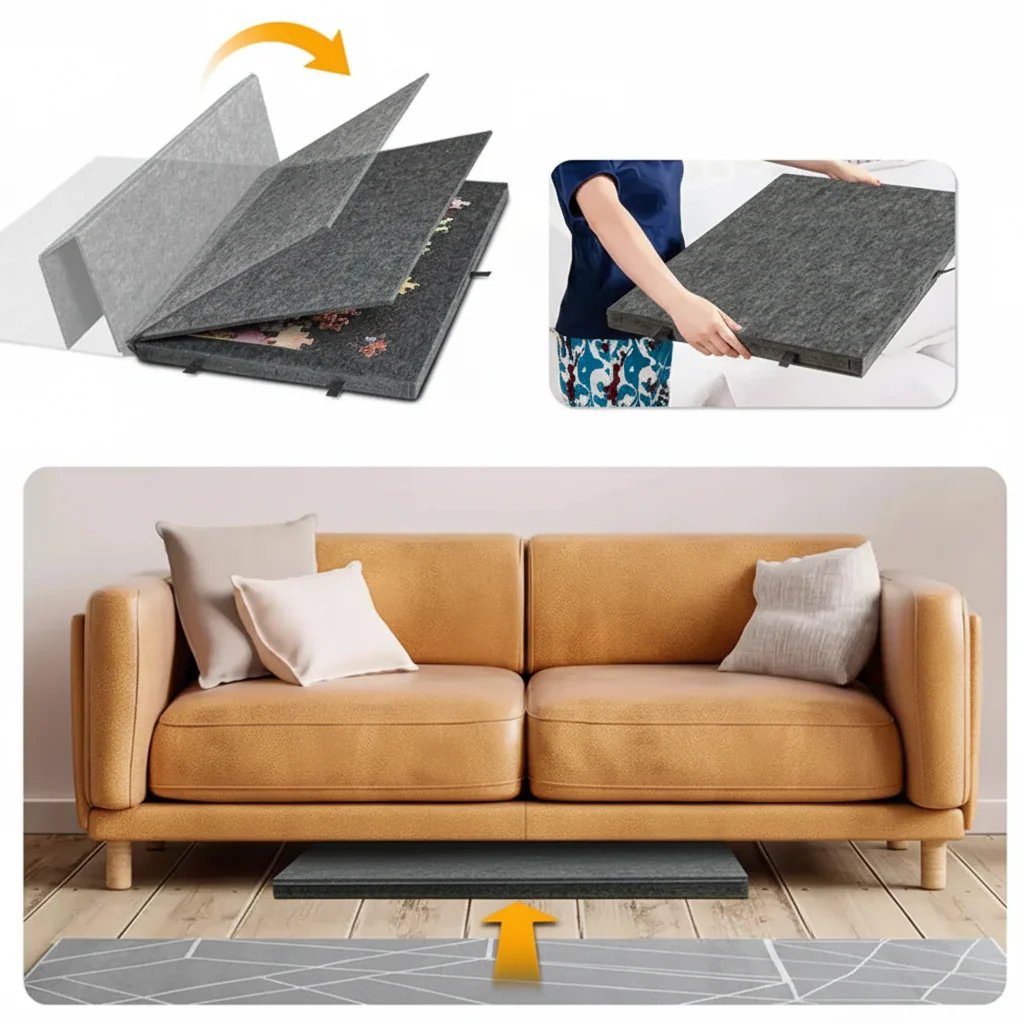 Puzzle Board Drawers Adjustable Jigsaw Puzzle Storage Case