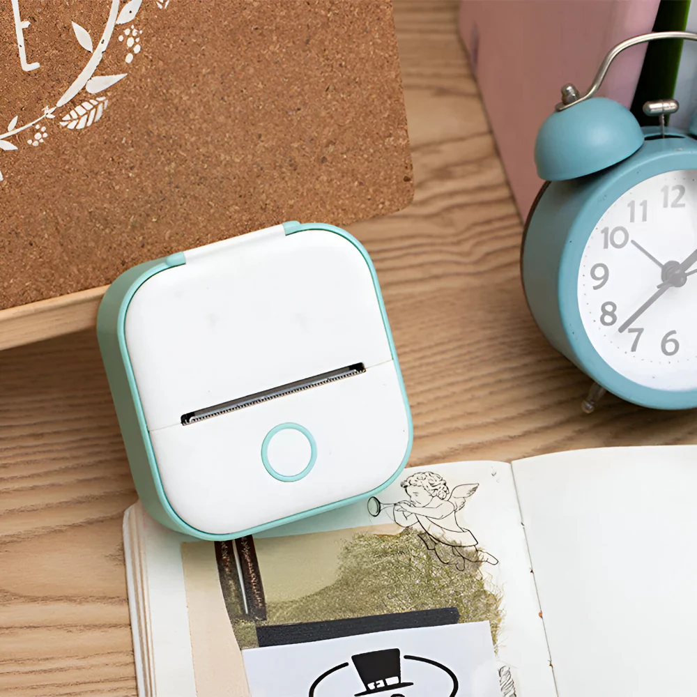 Portable Thermal Printer Bluetooth Pocket Photo Label Device