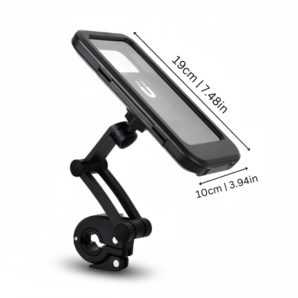 Bike Phone Mount Waterproof 360 Rotation Handlebar Holder