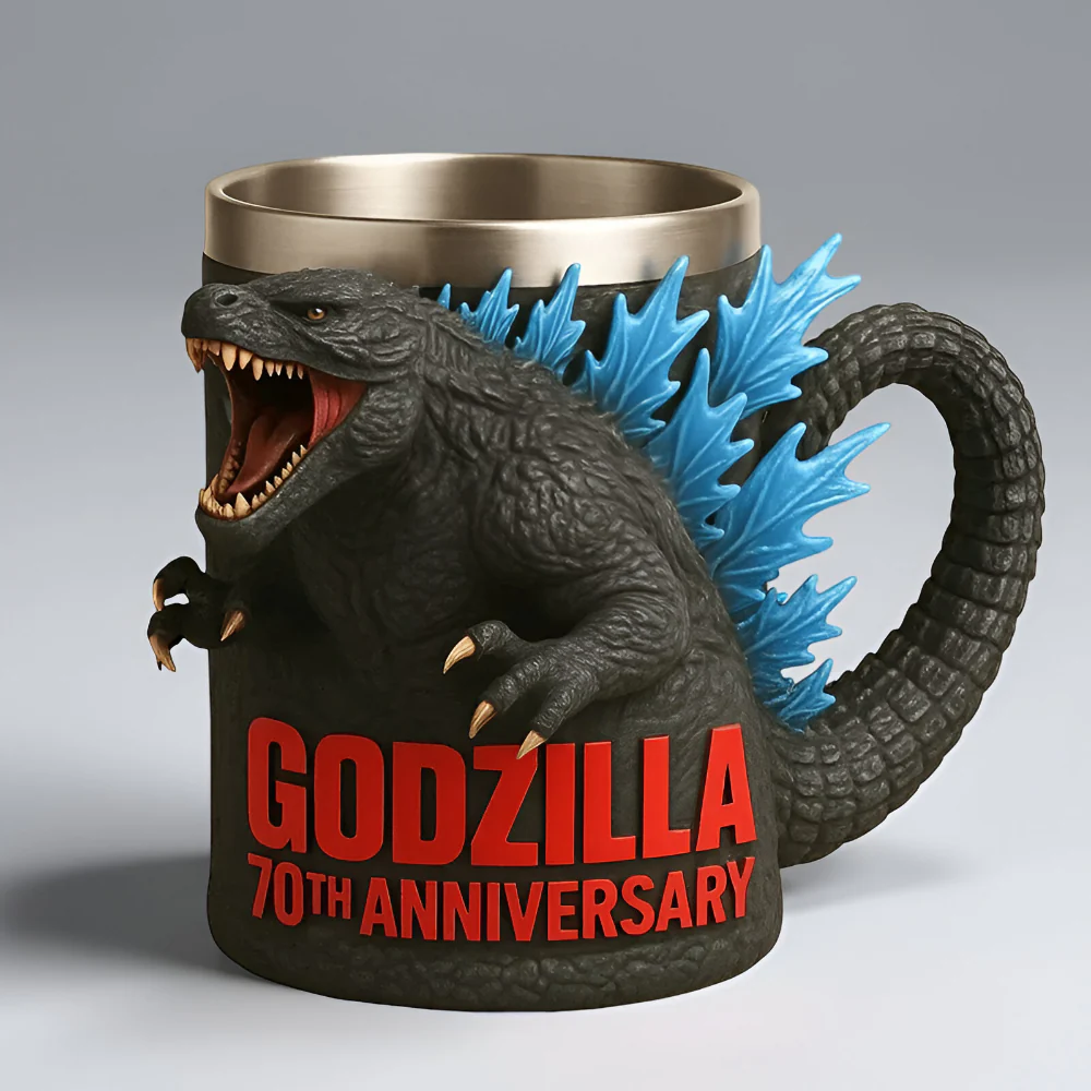 Coffee Mug Monster Figure 3D Sculpted Ceramic Drinkware