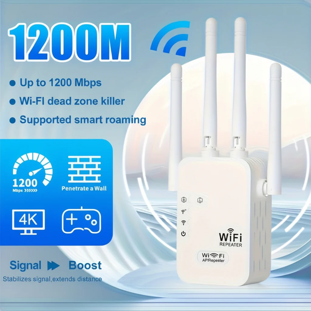 WiFi Extender Wireless Signal Booster Home Long Range