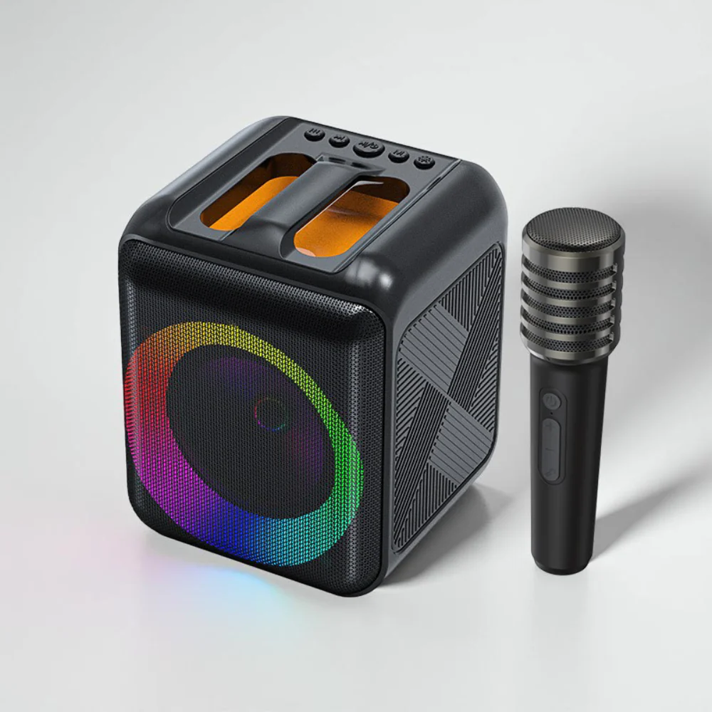 Karaoke Machine Bluetooth Portable Speaker Wireless Microphones