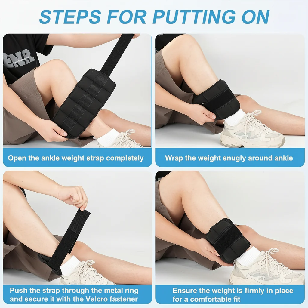 Ankle Weights Adjustable Fitness Leg Training Set