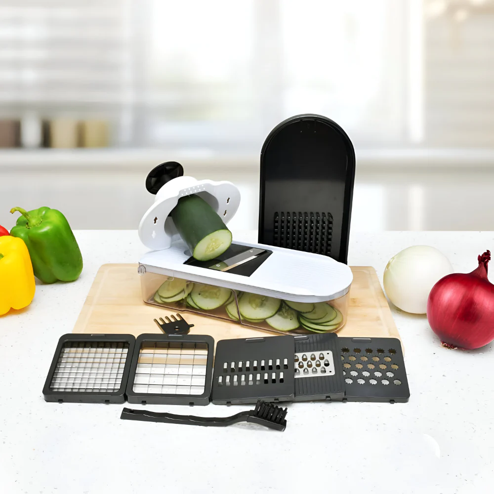 Vegetable Chopper Manual Food Prep Cutter Set