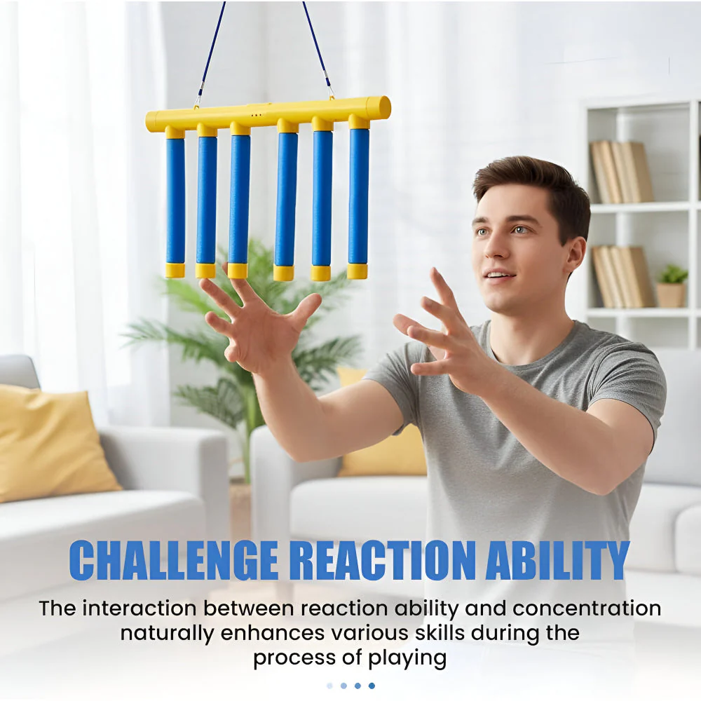 Reaction Game Kids Skill Training Falling Stick Toy