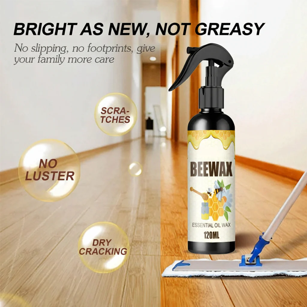 Wood Cleaner Beeswax Spray Natural Furniture Polish