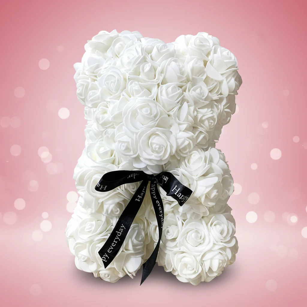 Artificial Flower Rose Bear Foam Valentine’s Gift