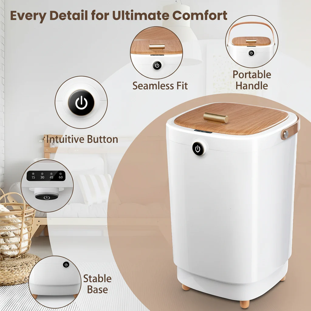 Electric Towel Warmer Cabinet Compact Stainless Steel Heated Dryer