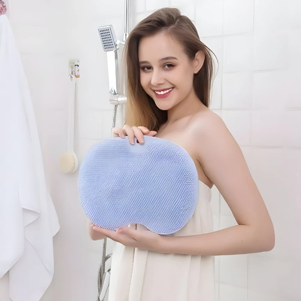 Shower Mat Scrubber Foot Body Exfoliating Non Slip