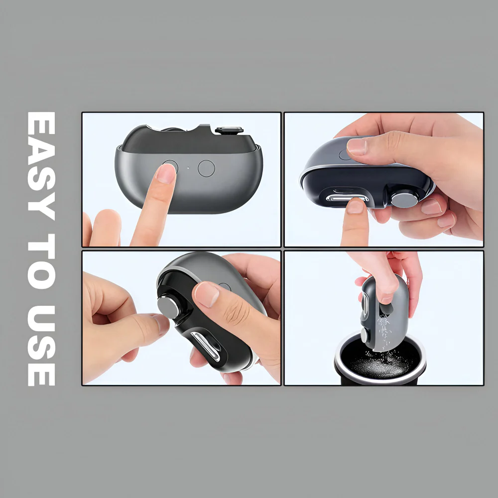 Nail Clipper Electric LED Rechargeable Grooming Tool