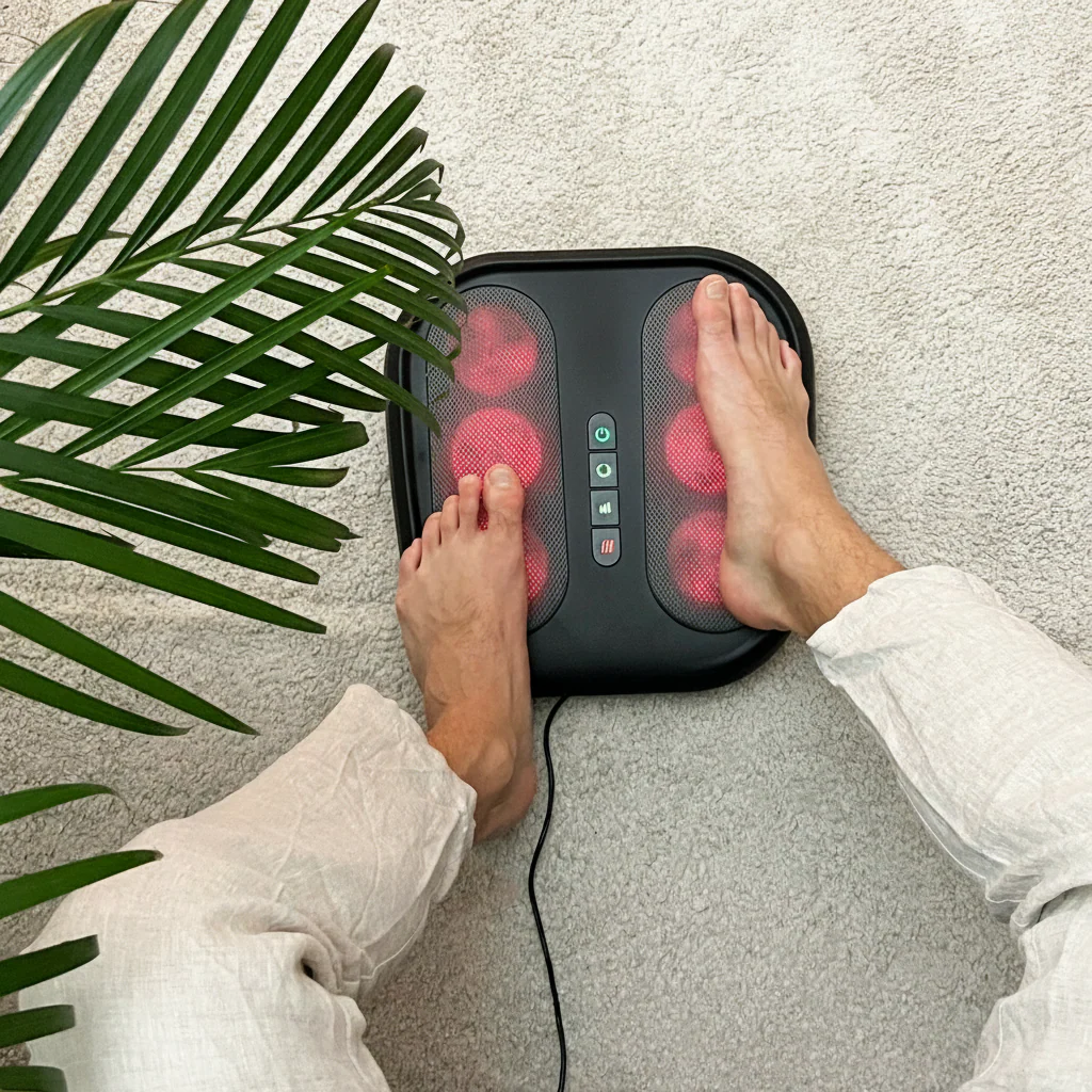 Foot Massager Electric Heat Therapy Device Muscle Recovery