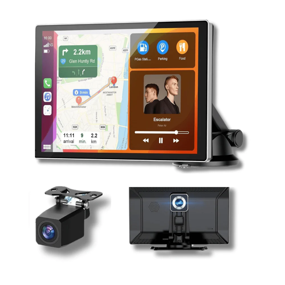 Car Adapter Wireless Touchscreen CarPlay Android Auto Display