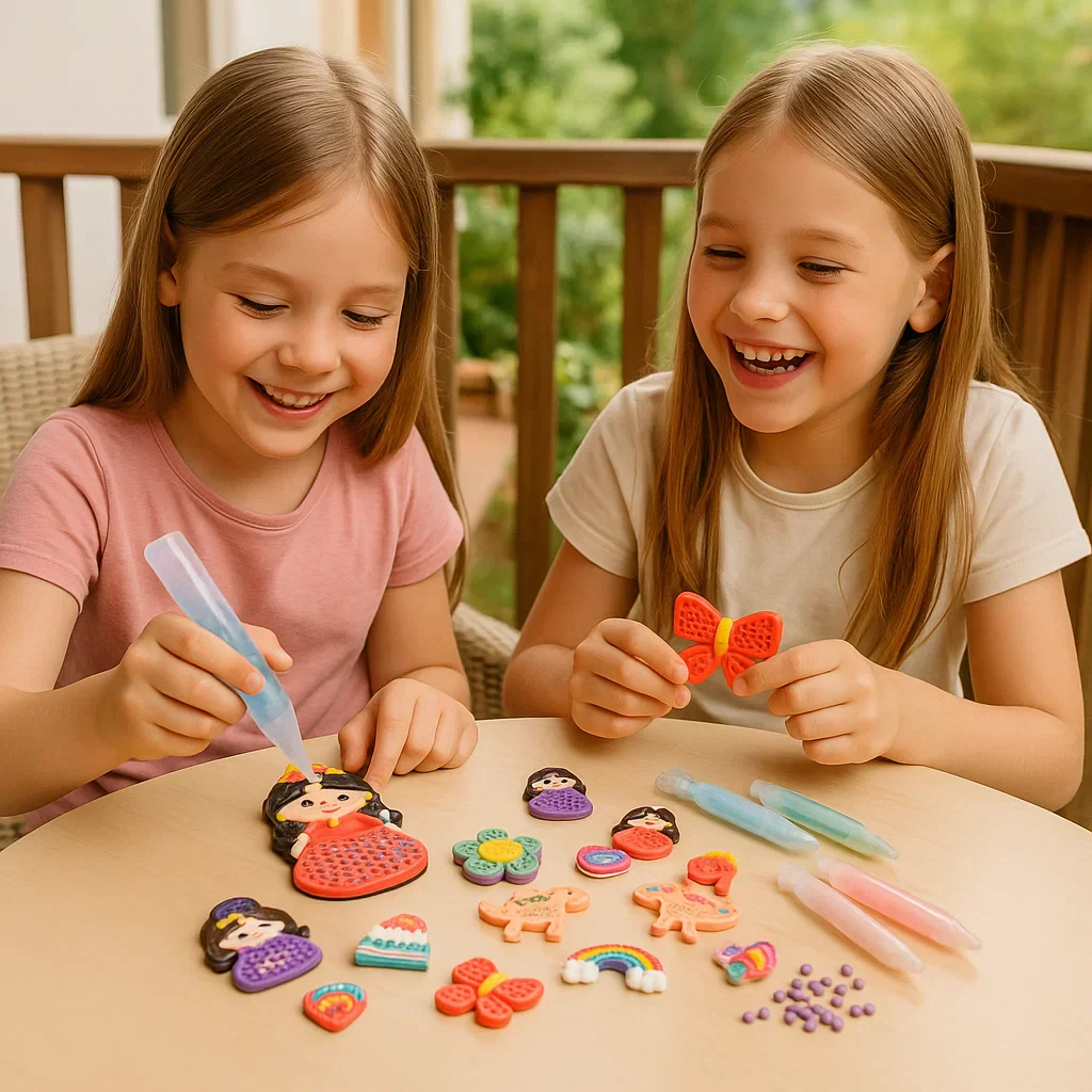 Craft Kit Kids Bead Painting Art Set Creative Activity