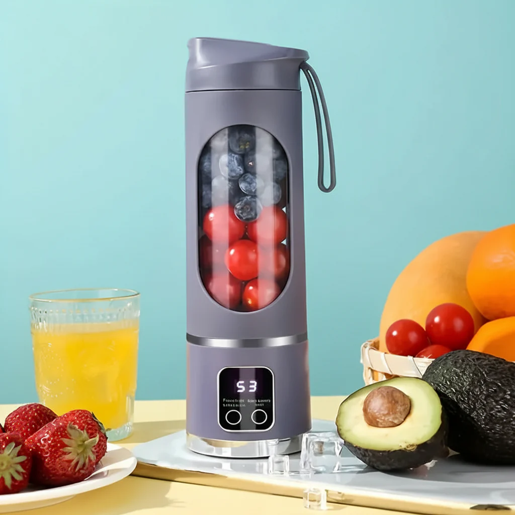 Blender Cup Portable USB Rechargeable Smoothie Juicer Bottle