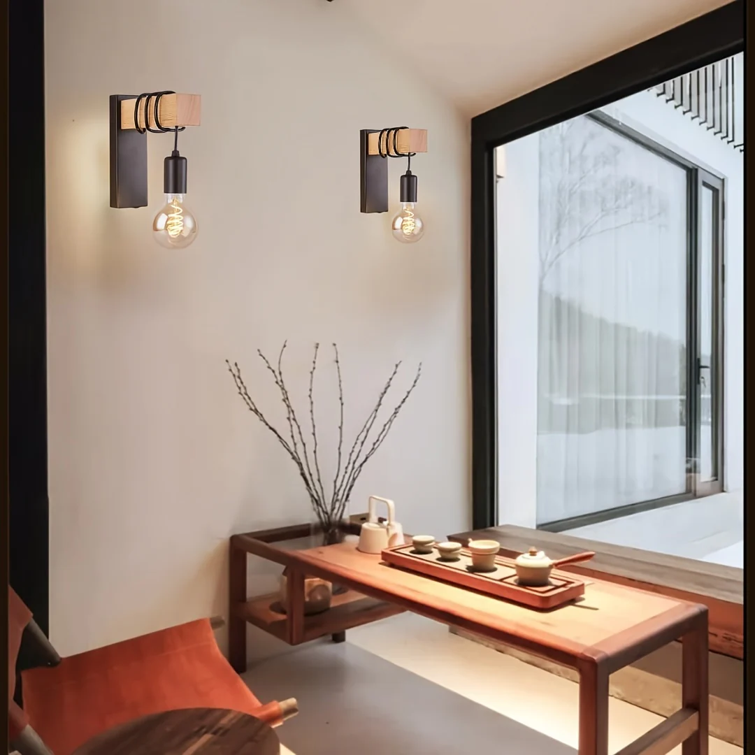 Modern Industrial Wall Sconce | E27 Base & Metal Finish