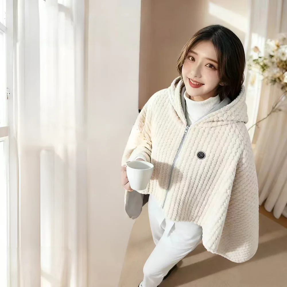 Electric Heated Blanket Wearable USB Warm Shawl Wrap